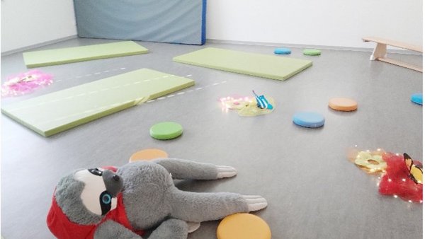 Vorbereitungen zur Mutter- und Vatertagsmassage in der AWO Kita Hollenkinder