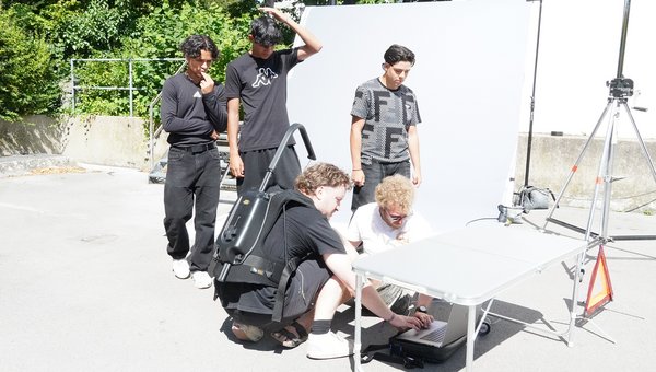AWO JZ Werl Drehtag Musikvideo DemocRap