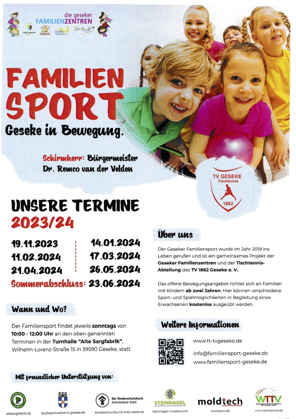 Infoplakat Familiensport