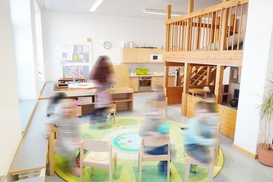 Kita Bunte Welt Morgenkreis Morgenkreis einer Gruppe der Kita Bunte Welt